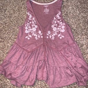 arizona mauve tank top